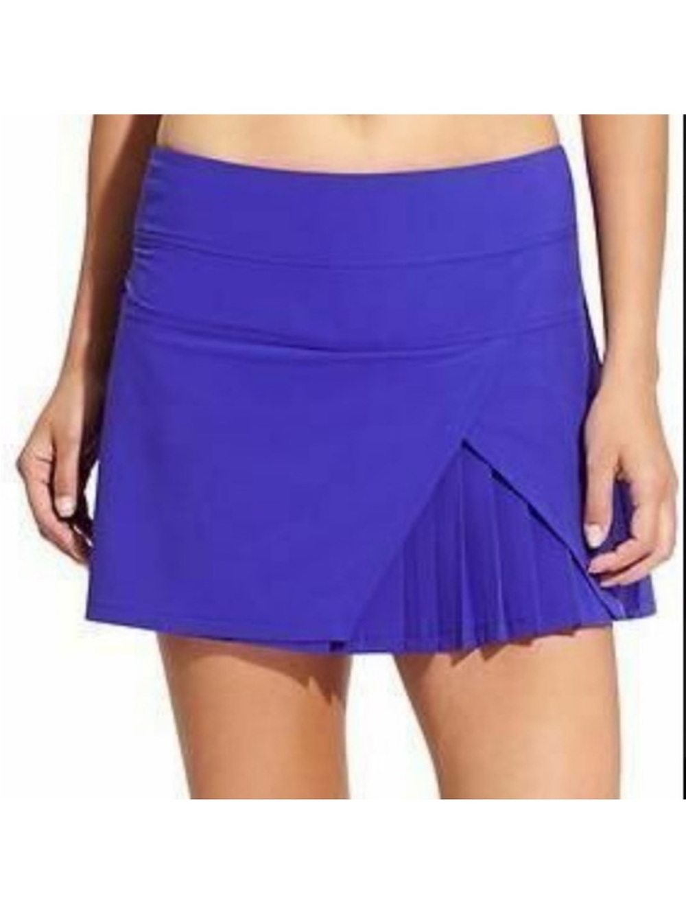 Athleta Sneaky Pleats Skort Purple Preppy Tennis Pickleball Athletic Womens Med